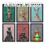 Animals in dresses - 2 versions logo