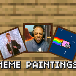 MEME PAINTINGS for Minecraft 1.21.90 — Textures screenshot