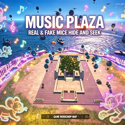 Music Plaza Hide and Seek with Real and Fake Mice logo