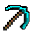 Custom curved pickaxe logo