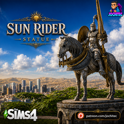 Sun Rider statue by Jochi project image