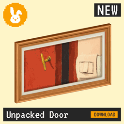 Raster Rabbit: Daily Drop - Unpacked Door | FIRST ARRIVAL Still Life Collection (3 New Paintings) logo