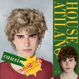"Causing a Commotion" Hair Set | Two Mens Curly and Wavy Hairstyles #46 logo