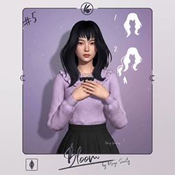 Usagi - Bloom Hairstyle - Bangs Accessory project image