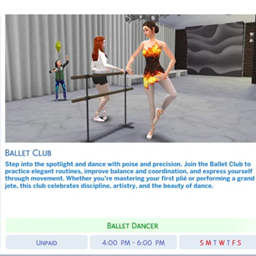School Activities: Ballet by KiaraSims4Mods | Traducido al español (traducción no mecánica) logo