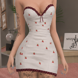 [Pajamas] Cherry Dream Nightdress 🍒 project image