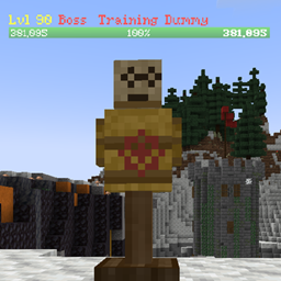Mine and Slash Training Dummy logo