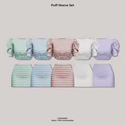 [cocomint] Puff Sleeve Set project image