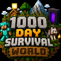 Survival World 1000 Day (Achievement Friendly) logo