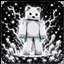 Colourful polar bear skin pack logo