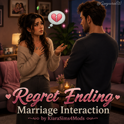Regret Ending Marriage Interaction by KiaraSims4Mods - Tradução PTBR logo