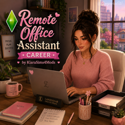 Remote Office Assistant Career by KiaraSims4Mods - Tradução PTBR logo