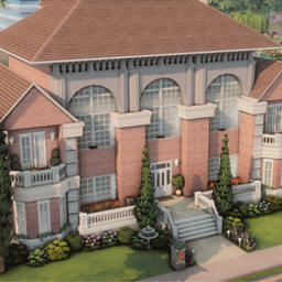 🏡 The Manor | Shell| Sims 4 Build project image