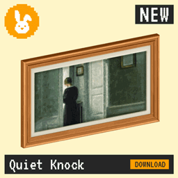 Raster Rabbit: Daily Drop - Quiet Knock | FIRST ARRIVAL Genre Collection (3 New Paintings) project image