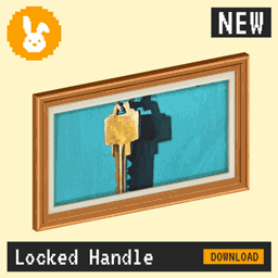 Raster Rabbit: Daily Drop - Locked Handle | FIRST ARRIVAL Still Life Collection (3 New Paintings) project image