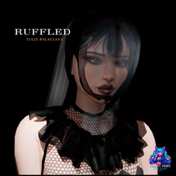 🖤 Ruffled Tulle Balaclava project image