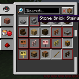 Bedrock Recipes Slider
