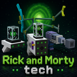 Technology in Rick and Morty logo