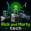 Technology in Rick and Morty logo