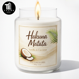 Hakuna Matata Candle *Functional logo