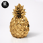 Golden pineapple deco logo
