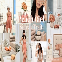 babybeesims Peach Girl Trait / translation spanish by Monisims project image
