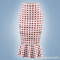 Gingham mermaid skirt project image