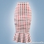 Gingham mermaid skirt logo