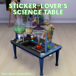 Sticker-Lover's Science Table project image