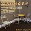 Grungy City Living Foldable Metal Chair logo