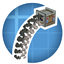 Create : Walking steel logo