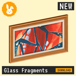 Raster Rabbit: Daily Drop - Glass Fragments | FIRST ARRIVAL Abstract Collection (3 New Paintings) project image