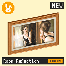 Raster Rabbit: Daily Drop - Room Reflection | FIRST ARRIVAL Portrait Collection (3 New Paintings) logo
