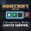 Minecraft but you have only 3 inventory slots logo
