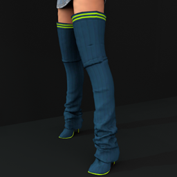 SAVAGE COLLECTION - CHILLAX THIGH HIGH SOCK BOOTS -ELEVATED project image