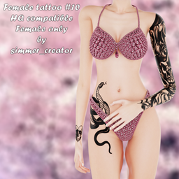 Female tattoo #10 project image