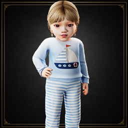 Infant - Cozy cotton pajama set with playful prints project image