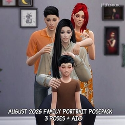 [F] August 2026 Family Portrait Posepack project image