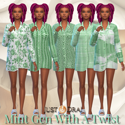 Mint Gen With A Twist - Night Shirt - D3 project image