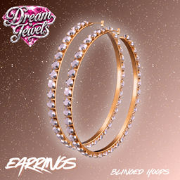 M&F Bling Hoop Earrings | Dream Jewels logo