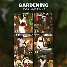 [IZESEER] GARDENING | Sims 4 Pose Pack project image