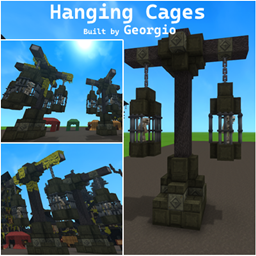 Hanging Cages with skeletons project image