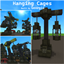 Hanging Cages with skeletons logo
