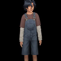 Milo dungarees project image