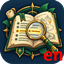 QuestWordHunter - English panel logo