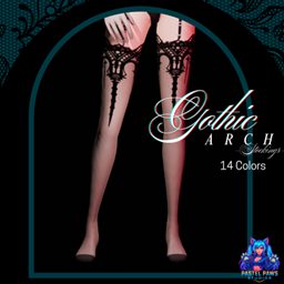 🖤 Gothic Arch Stockings logo