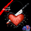 Knife Through the Heart Purse logo