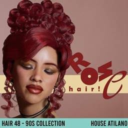 Rose Bouquet Hair | A 90s Inspired Women's hairstyle #48 project image