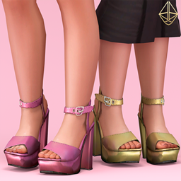 Aurum -  platform high heels 7 logo