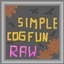 Simple cog fun RAW logo